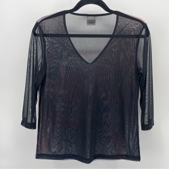 RARE Walt Disney Gallery Shirt Alice in Wonderland Sheer Mesh S - Picture 6 of 7